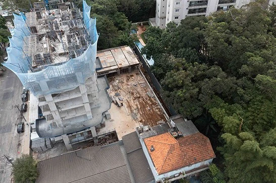 Serviço de drone para obras em Santo André